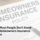 Four Things Most People Don't Know About Homeowners Insurance & Claims